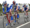 James Cartwright, Chris Yates and Phill Pearson at the Birmingham CC Team Trial - April 2003