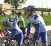 Phill Pearson and James Cartwright at Mallory Park - August 2003  www.veloriders.co.uk